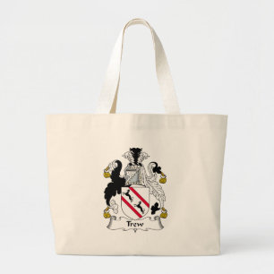 Bolso De Tela Gigante Escudo de la familia de Trew