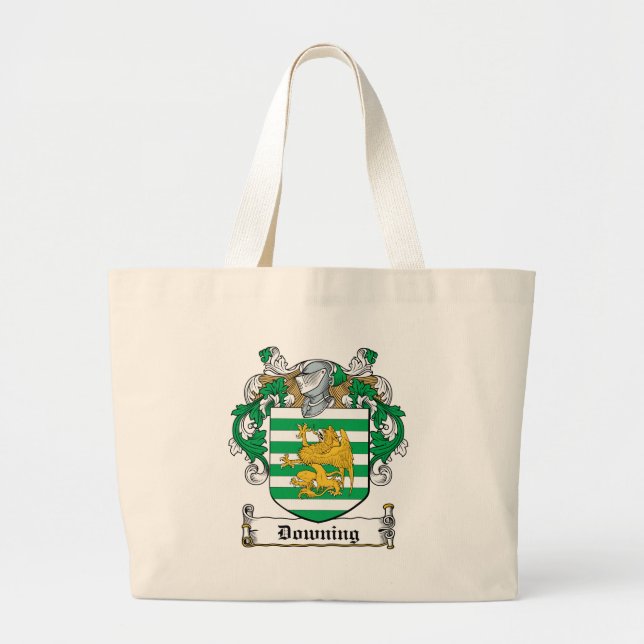 Bolso De Tela Gigante Escudo de la familia que traga (Frente)