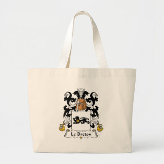 Bolso De Tela Gigante Escudo de Le breton Family
