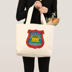 Bolso De Tela Gigante Escudo de Puebla de los Ángeles, México
