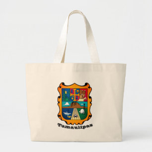 Bolso De Tela Gigante Escudo de Tamaulipas (estado), México