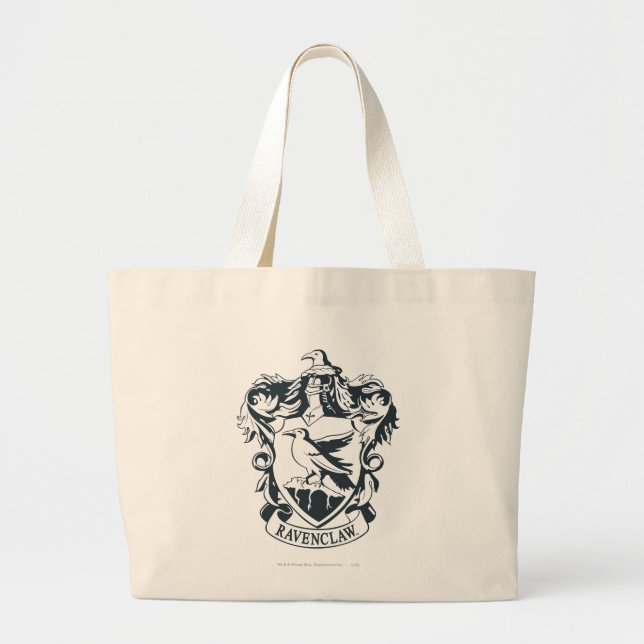 Bolso De Tela Gigante Escudo Ravenclaw (Frente)