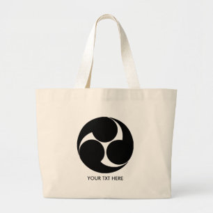 Bolso De Tela Gigante Escudos JAPONESES de la Lunes-Familia