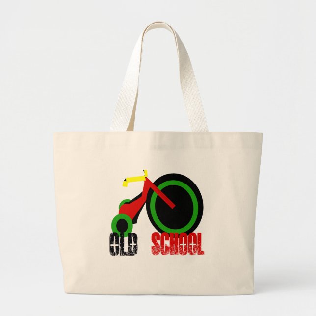Bolso De Tela Gigante Escuela secundaria (Frente)
