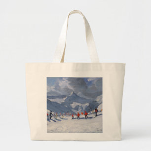 Bolso De Tela Gigante Escuela Tignes 2009 del esquí