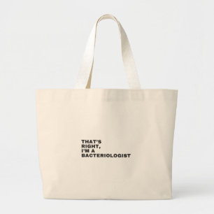 BOLSO DE TELA GIGANTE ESO ES CIERTO, SOY BACTERIOLÓGICA