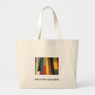 BOLSO DE TELA GIGANTE ESO ES COSE GEE LA CURVA