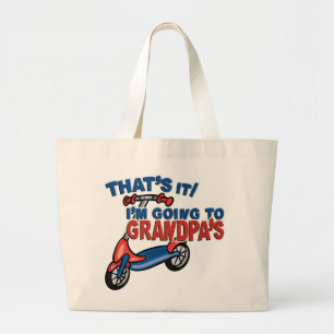 Bolso De Tela Gigante Eso es lo que voy a los abuelitos