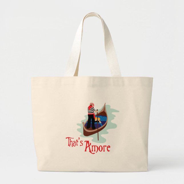 Bolso De Tela Gigante Eso es más (Frente)