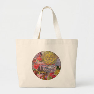 Bolso De Tela Gigante España Sunshine vacaciones españolas de viajes