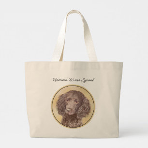 Bolso De Tela Gigante Español acuático americano pintando arte original 