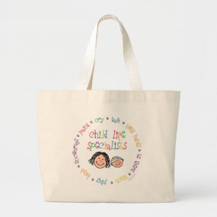 Bolso De Tela Gigante Especialista Totebag de la vida del niño