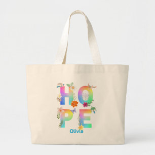 Bolso De Tela Gigante Esperanza Inspiradora artística positiva motivacio