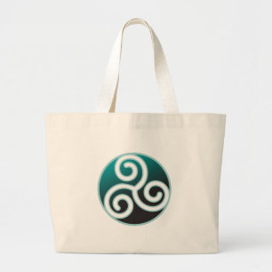 Bolso De Tela Gigante Espiral del Celtic de Triskele
