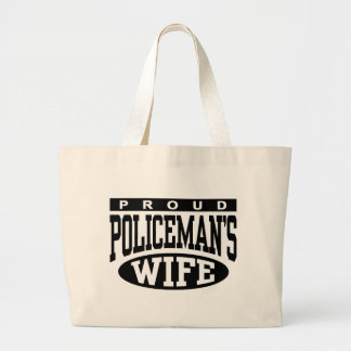 Bolso De Tela Gigante Esposa del policía