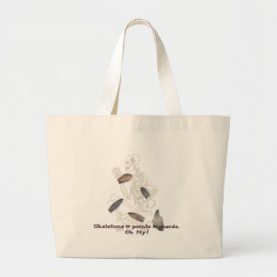 Bolso De Tela Gigante Esqueletos, Puntos y Sherds, ¡Oh Dios!