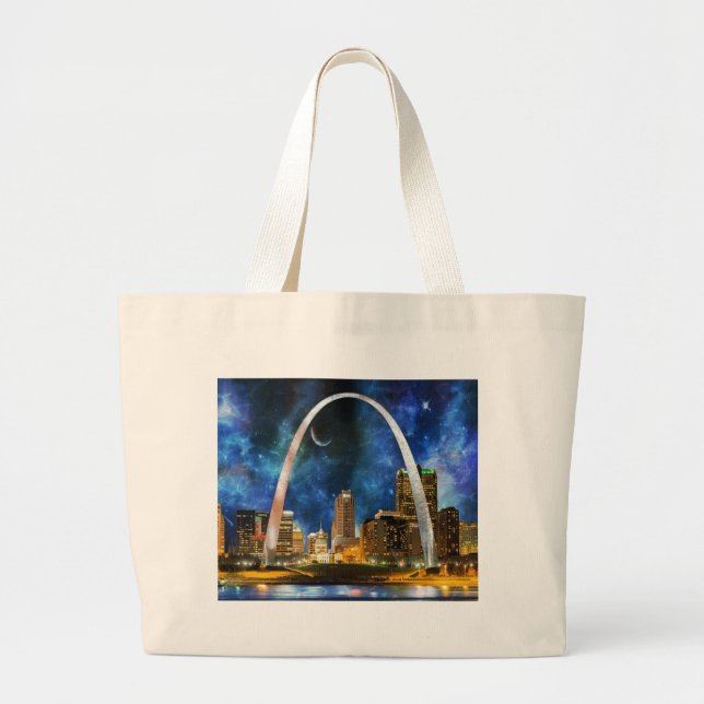 Bolso De Tela Gigante Esquina de Spacey St. Louis (Frente)