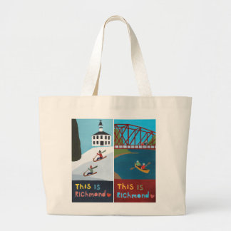 Bolso De Tela Gigante Esta es Richmond Tote Bag (Diseño #1)