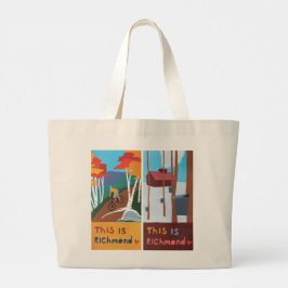 Bolso De Tela Gigante Esta es Richmond Tote Bag (Diseño #2)