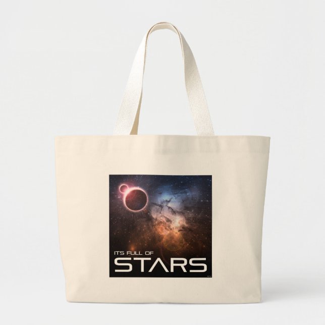 Bolso De Tela Gigante Está lleno de estrellas (Frente)