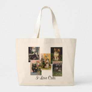 Bolso De Tela Gigante ¡Está usted la señora loca del gato! Gatitos del
