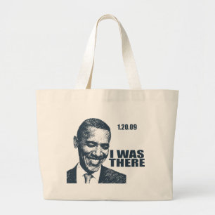 Bolso De Tela Gigante ESTABA ALLÍ - presidente Obama Inauguration