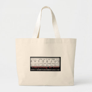 Bolso De Tela Gigante Estaciones del tote del bosquejo del amor