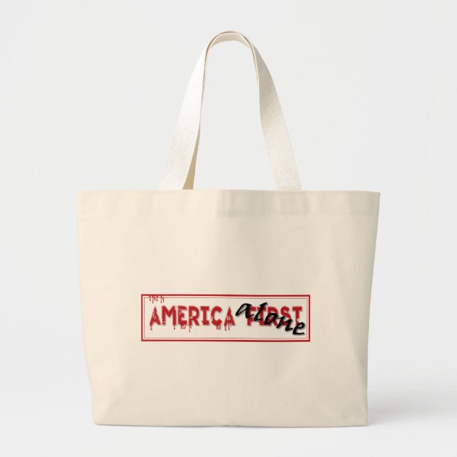 Bolso De Tela Gigante Estados Unidos primero...... (Frente)