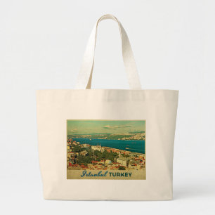 Bolso De Tela Gigante Estambul Turquía vintage