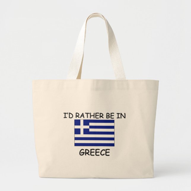 Bolso De Tela Gigante Estaría bastante en Grecia (Frente)