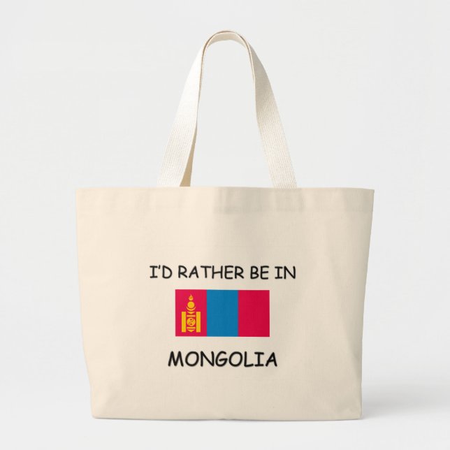 Bolso De Tela Gigante Estaría bastante en Mongolia (Frente)