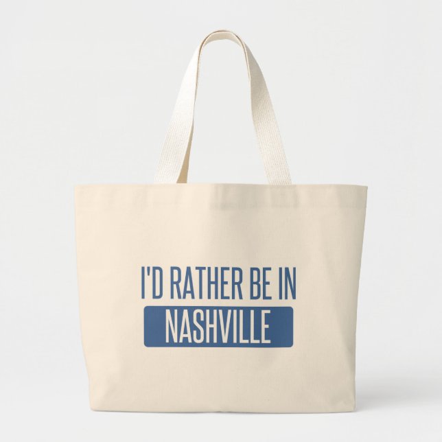 Bolso De Tela Gigante Estaría bastante en Nashville (Frente)