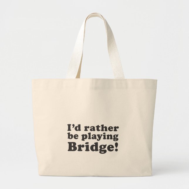 Bolso De Tela Gigante ¡Estaría jugando bastante el puente! (Frente)