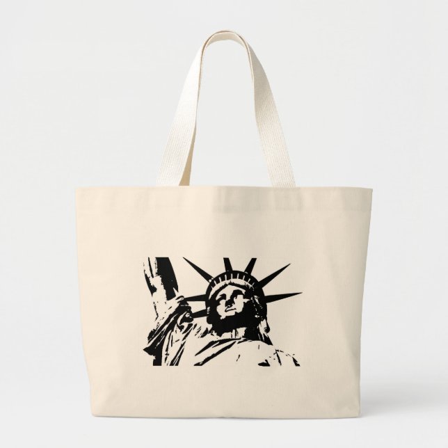 Bolso De Tela Gigante Estatua de arte pop de la libertad (Frente)