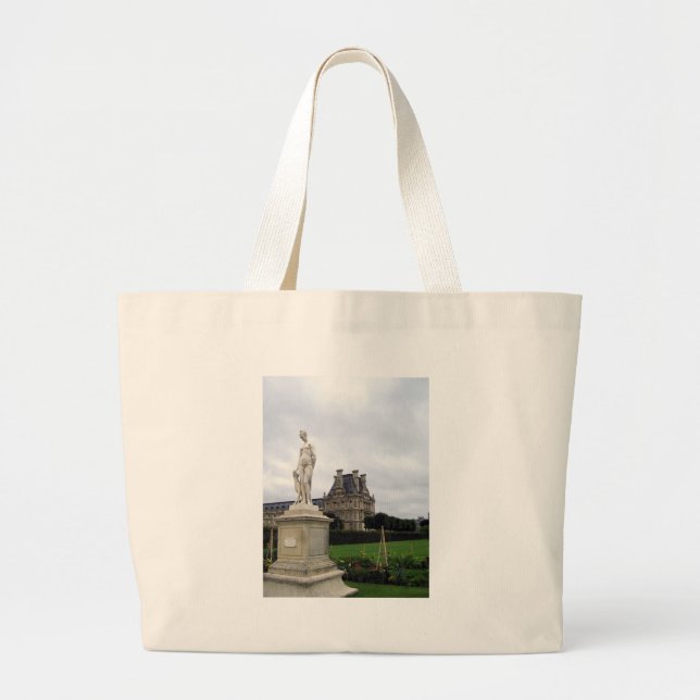 Bolso De Tela Gigante Estatua en el Louvre Grounds (Frente)