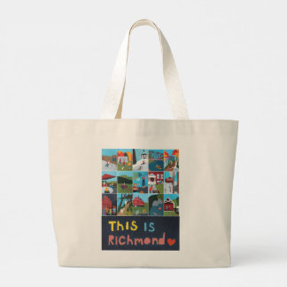 Bolso De Tela Gigante Este es el Tote Richmond (Diseño Poster)