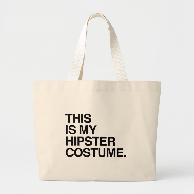 BOLSO DE TELA GIGANTE ÉSTE ES MI TRAJE DEL INCONFORMISTA (Frente)