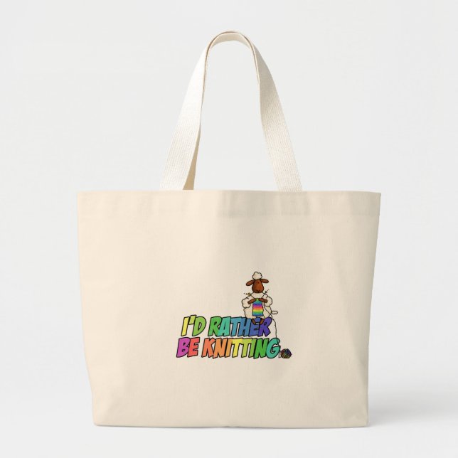 Bolso De Tela Gigante esté haciendo punto bastante (Frente)