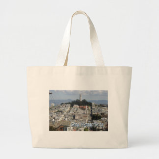 Bolso De Tela Gigante Estilo de postal de San Francisco
