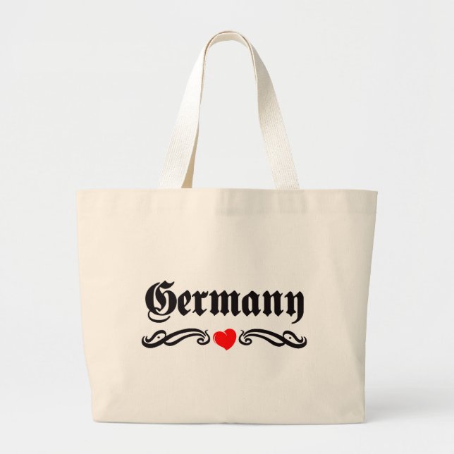 Bolso De Tela Gigante Estilo de tatuaje de Granada (Frente)