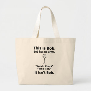 Bolso De Tela Gigante Esto es Bob