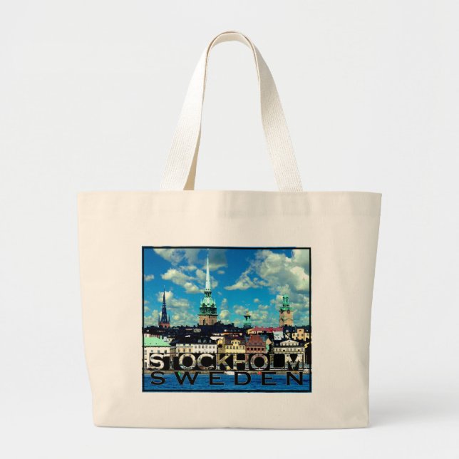 Bolso De Tela Gigante Estocolmo (Frente)