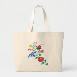 Bolso De Tela Gigante Estrella de flores de Kalocsai