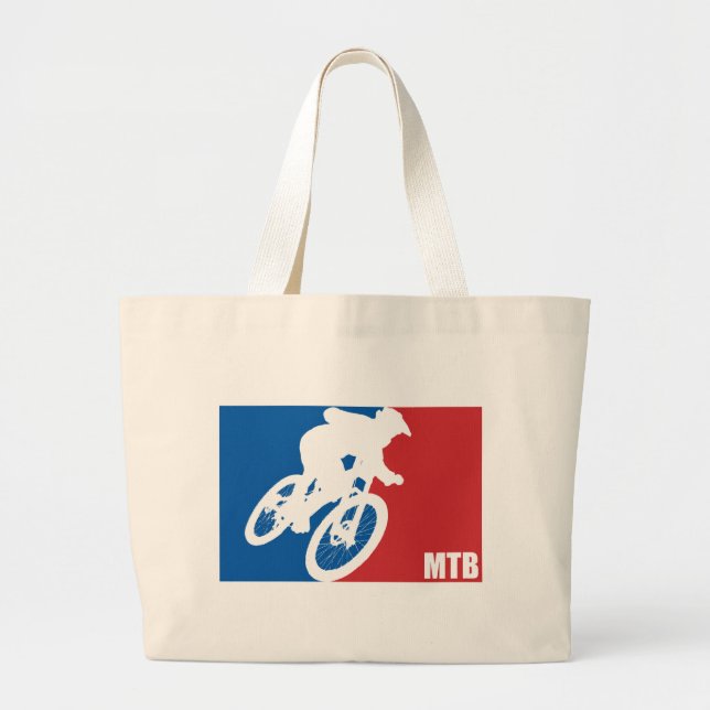 Bolso De Tela Gigante Estrella de la bicicleta de montaña (Frente)