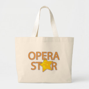 Bolso De Tela Gigante Estrella de ópera