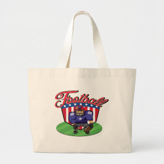 Bolso De Tela Gigante Estrella del fútbol americano