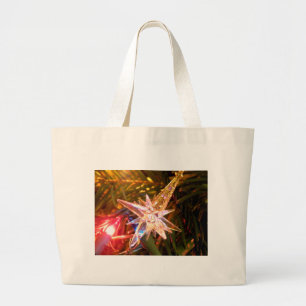 Bolso De Tela Gigante Estrella del navidad