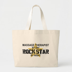 Bolso De Tela Gigante Estrella del rock del terapeuta del masaje