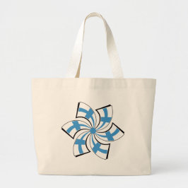 Bolso De Tela Gigante Estrella Finlandesa