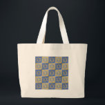 Bolso De Tela Gigante Estrella Judaica De David Metalizado Gold Blue<br><div class="desc">Está viendo la colección de diseño de Lee Hiller. Coleccionista,  ropa,  regalos y objetos de colección Lee Hiller Photography o colección de arte digital. Puedes ver su fotografía de la naturaleza en http://HikeOurPlanet.com/ y seguir su blog de senderismo dentro del Parque Nacional de Hot Springs.</div>